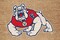 The Memory Company NCAA Fresno State Bulldogs Logo Rectangular Coir Door Mat 29.5" x 19.5"